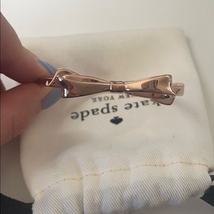 Kate Spade Rose Tone Bow Bangle